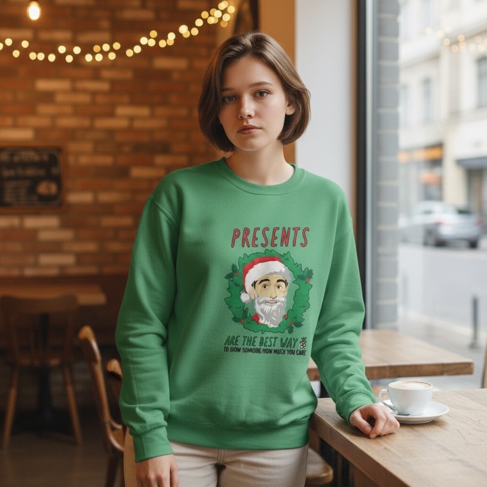 The Office Festive Christmas Sweater. Very warm.